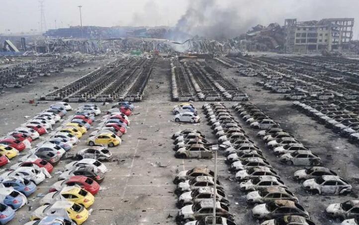 天津港爆炸質(zhì)損車